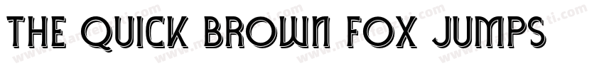 the quick brown fox jumps字体转换